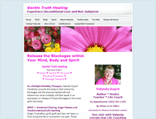 Tablet Screenshot of gentletruthhealing.com